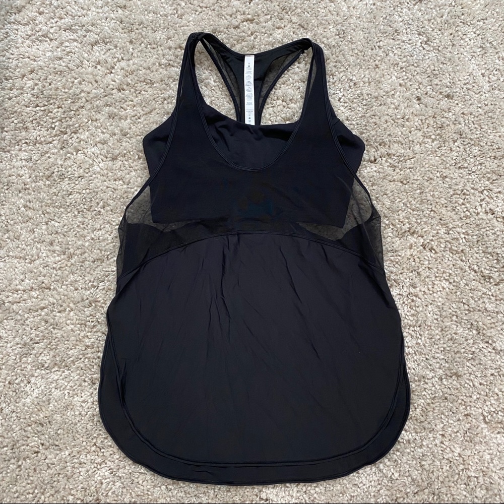 Lululemon Tank Top with Built in Sports Bra Mesh